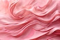 abstract peachy pink background with silky drapery layers