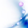 Abstract pearl background Blue wave background eps10