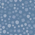 Abstract pebble seamless pattern. Hand drawn stones wallpaper