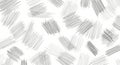 Abstract Pencil Sketch Texture with Grey Scribble Lines on a White Background Royalty Free Stock Photo