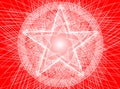 Abstract pentagram background Royalty Free Stock Photo