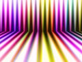 Abstract perspective colorful stripes background Royalty Free Stock Photo