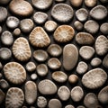 Abstract Petoskey Stone Collection Royalty Free Stock Photo