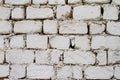 Wonderful old white grey brick wall - abstract photo background Royalty Free Stock Photo