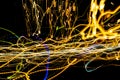 Abstract photo of colorful lines