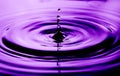 Abstract photo of water drops. Nice texture and design photo with ultraviolet color.