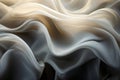 An abstract photo of a white and black gradient waves background