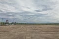 Empty airport airfield Royalty Free Stock Photo