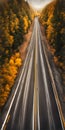 Abstract photography showcasing a drive road, emphasizing blur and soft focus, capturing movement and dynamism