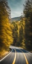 Abstract photography showcasing a drive road, emphasizing blur and soft focus, capturing movement and dynamism