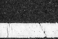 abstract picture, asphalt texture with white dashed line