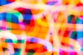 Abstract picture of bright colored dynamic lights Royalty Free Stock Photo