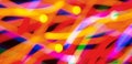 Abstract picture of bright colored dynamic lights Royalty Free Stock Photo