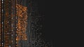 Abstract picture of mysterious pattern design of tiny text and symbol. AIG53. Royalty Free Stock Photo