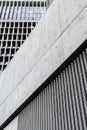 Abstract picture of patterns of concrete architecture Royalty Free Stock Photo