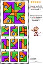 Abstract picture puzzle - parts and the whole