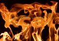 Calories in fire. Abstract picture showing burning kcal