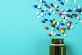 Abstract pills background Royalty Free Stock Photo