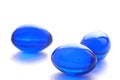 Abstract pills in blue color