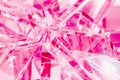 Abstract pink background of crystal refractions Royalty Free Stock Photo