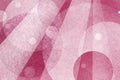 Abstract pink background with layers of circles and light beams