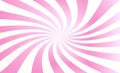 Abstract pink background of stripes, twisting in a spiral.