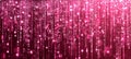 Abstract Pink Binary Code Data Stream Background. Digital Data Flowing Down, Seamless Loop. Royalty Free Stock Photo
