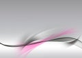 Abstract pink and black background waves. Bright abstract background