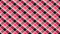Abstract pink and black diagonal grid pattern design. Generative AI Royalty Free Stock Photo