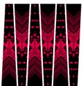 abstract pink and black digital print and textile print kali lehenga choli