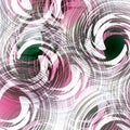 Abstract pink black white swirl background