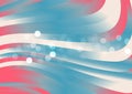 Abstract Pink Blue and Brown Gradient Wave Background Vector Illustration Royalty Free Stock Photo