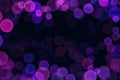 Abstract pink, blue, purple bubbles. Festive soft background with colored circles Royalty Free Stock Photo