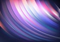 Abstract Pink Blue and White Shiny Curved Stripes Background Vector Art Royalty Free Stock Photo