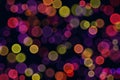 Abstract pink, blue, yellow, red, purple bubbles. Festive soft background with colored circles Royalty Free Stock Photo