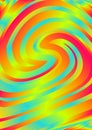 Abstract Pink Blue and Yellow Whirl Background