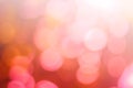 Abstract Pink Bokeh with soft blurred background nature blurry light party in vintage style warm pastel shimmering and faded cool Royalty Free Stock Photo