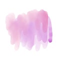Abstract pink brush strokes. Watercolor style, design element for beauty blog Royalty Free Stock Photo