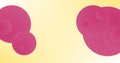 Abstract pink circles on Gradient background Horizontal Wallpaper Royalty Free Stock Photo