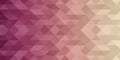 Abstract Pink colored mosaic texture assembled from small triangles. Pixel background, checkered illustration Royalty Free Stock Photo