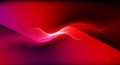 Abstract pink and coral light waves with soft gradient background Royalty Free Stock Photo