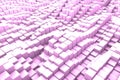 Abstract pink cubes background