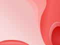 Abstract pink curved wave background. Royalty Free Stock Photo