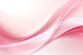 Abstract pink curves interlacing on a soft backdrop