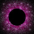 Abstract pink disco halftone background