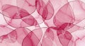 Abstract pink floral pattern with translucent petals and fluid ink texture Royalty Free Stock Photo