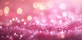 Abstract Pink Glitter Background with Defocused Lights Royalty Free Stock Photo