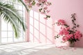 Abstract pink gradient studio background Royalty Free Stock Photo