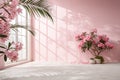 Abstract pink gradient studio background Royalty Free Stock Photo