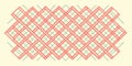 Abstract Pink and Green Geometric Lattice Pattern with Intersecting Diamond Grid Lines on Yellow Royalty Free Stock Photo